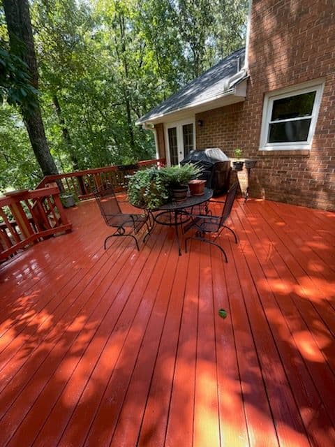 Gallery photos for Vibrant Deck and Stairs Transformation with Pressure Washing: Image #2