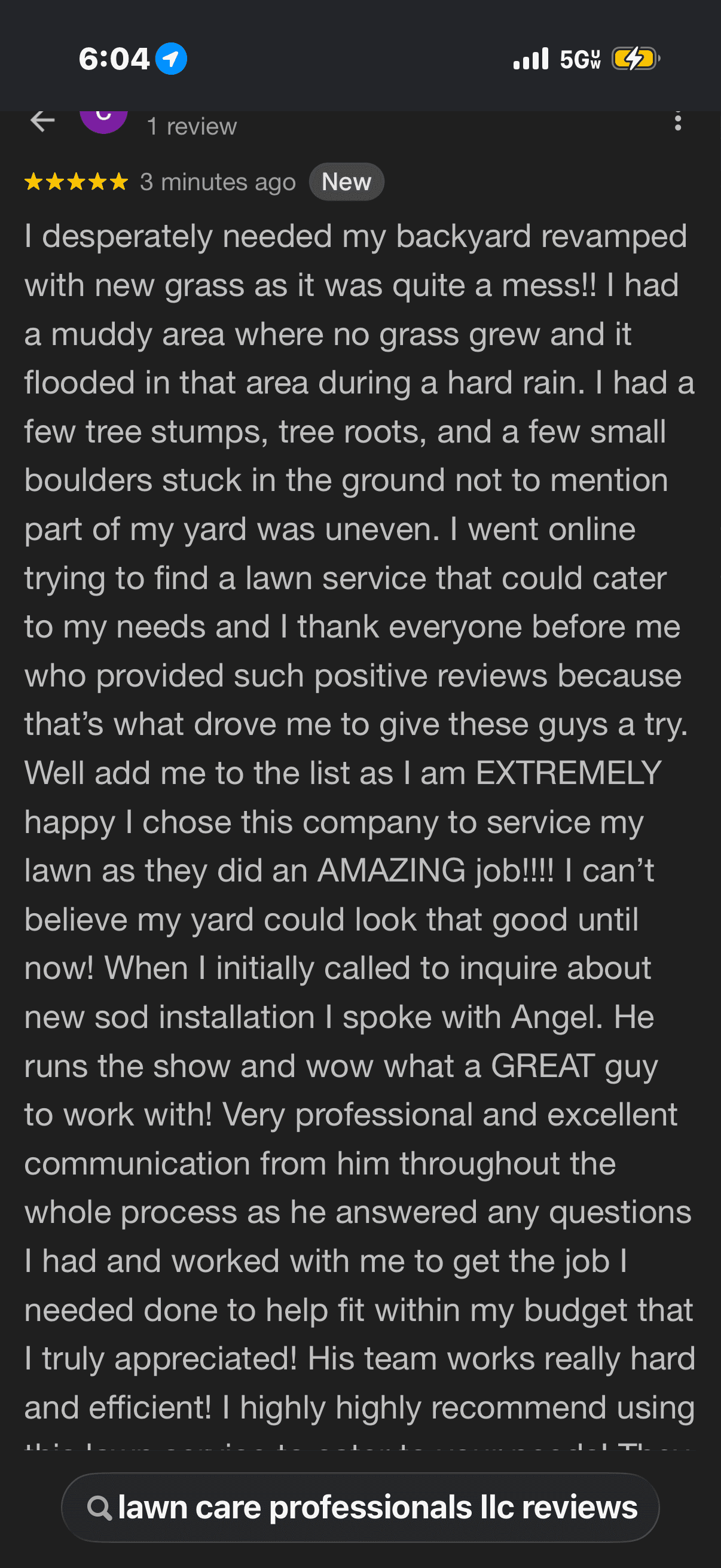 Gallery photos for Backyard Overhaul Lawn Care Success: Image #4